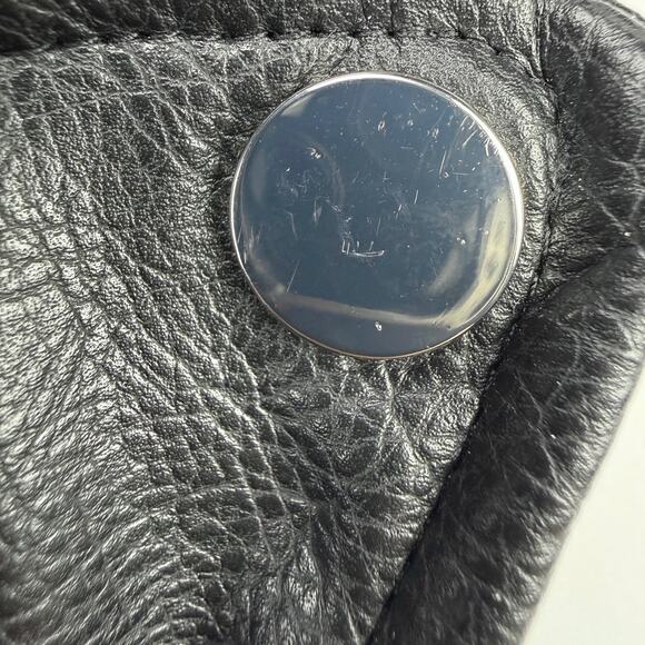 NWT ZARA Mini Biker Faux Leather Dress Size XS Black - Picture 11 of 12